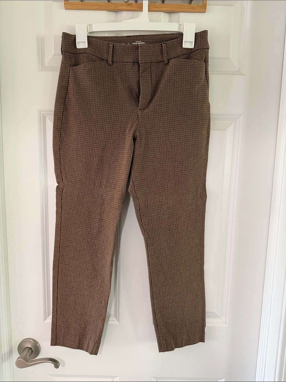 Old Navy High Rise Pixie Skinny Houndstooth Pants Size 8